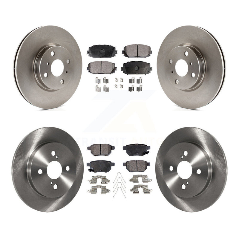 Transit Auto K8F-102854 Disc Brake Kit for 2012-2018 Toyota Yaris - Front and Rear product image