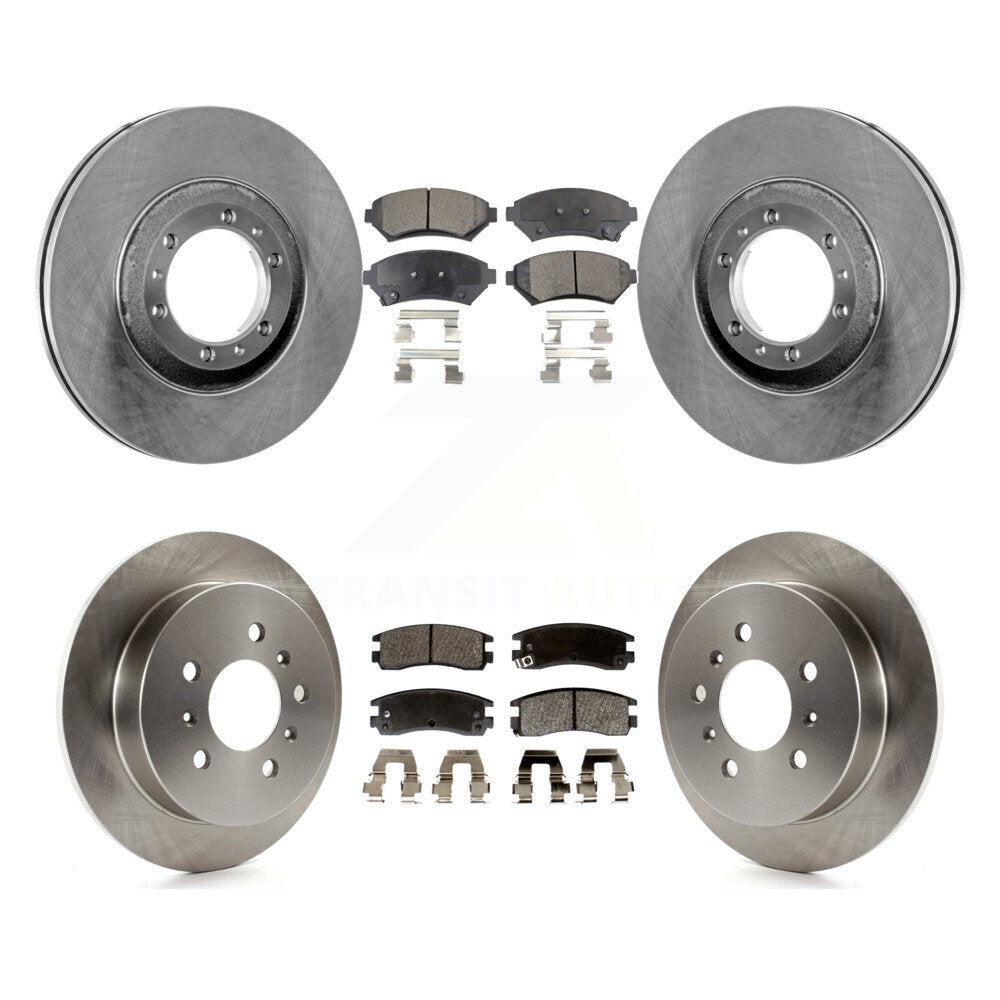 Transit Auto K8F-102864 Disc Brake Kit for 1997-2005 Chevrolet Venture, Oldsmobile Intrigue, Buick Century & more - Front and Rear product image