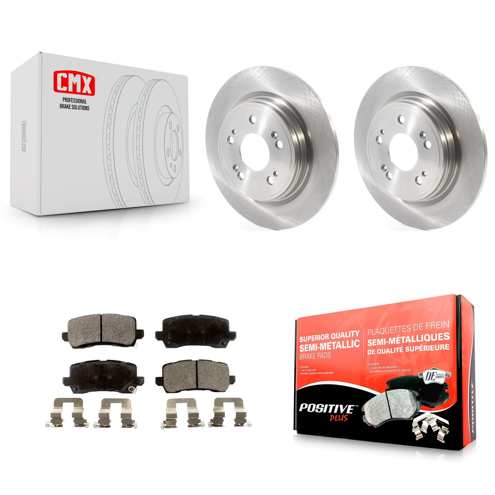 Transit Auto K8F-103005 Disc Brake Kit for 2014-2020 Acura RLX - Rear product image