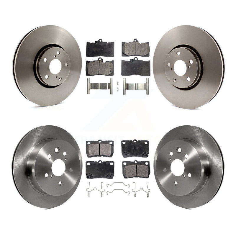 Transit Auto K8F-103039 Disc Brake Kit for 2006-2013 Lexus IS350, Lexus GS350, Lexus GS450h & more - Front and Rear product image