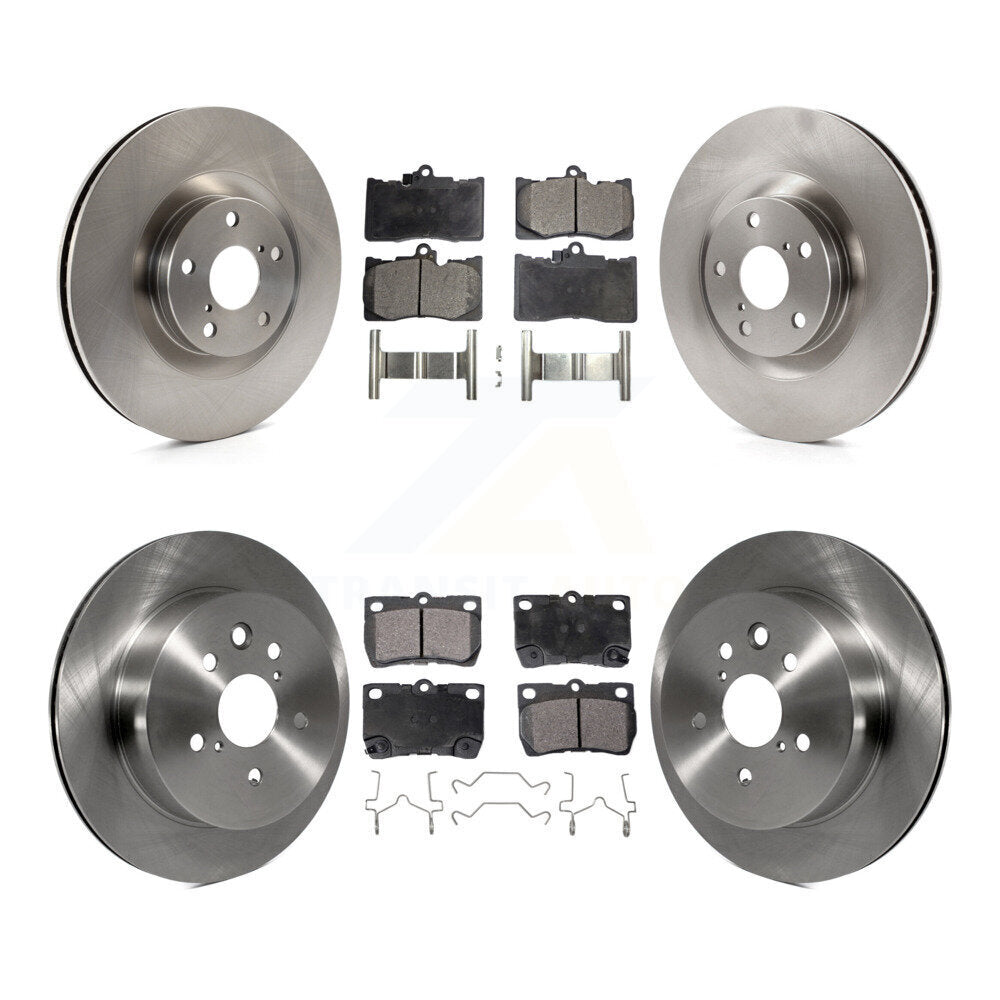 Transit Auto K8F-103040 Disc Brake Kit for 2007-2013 Lexus IS350, Lexus GS350, Lexus GS450h & more - Front and Rear product image