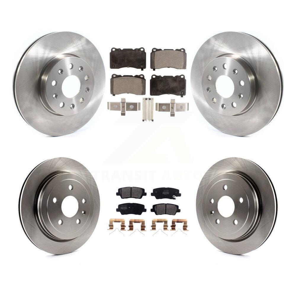 Transit Auto K8F-103058 Disc Brake Kit for 2017-2019 Cadillac CTS - Front and Rear product image