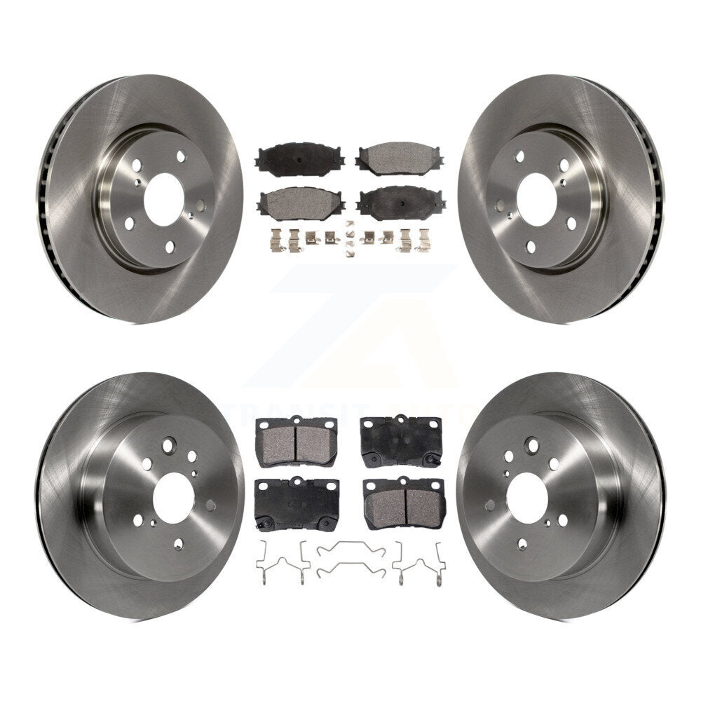 Transit Auto K8F-103061 Disc Brake Kit for 2010-2013 Lexus IS250 - Front and Rear product image