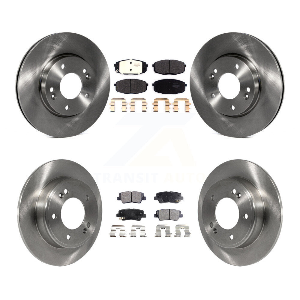 Transit Auto K8F-103083 Disc Brake Kit for 2014-2016 Kia Soul - Front and Rear product image