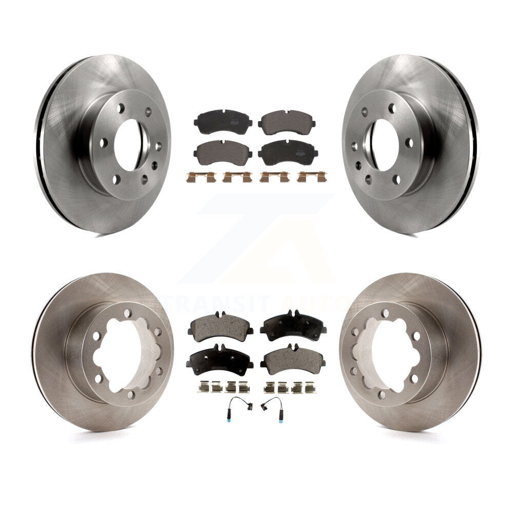 Transit Auto K8F-103084 Disc Brake Kit for 2007-2018 Freightliner Sprinter 3500, Mercedes-Benz Sprinter 3500XD, Mercedes-Benz Sprinter 3500 & more - Front and Rear product image