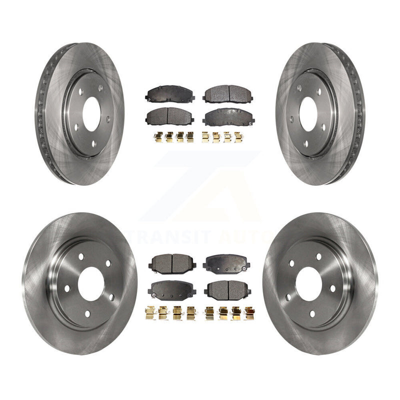 Transit Auto K8F-103110 Disc Brake Kit for 2017-2018 Dodge Grand Caravan - Front and Rear product image