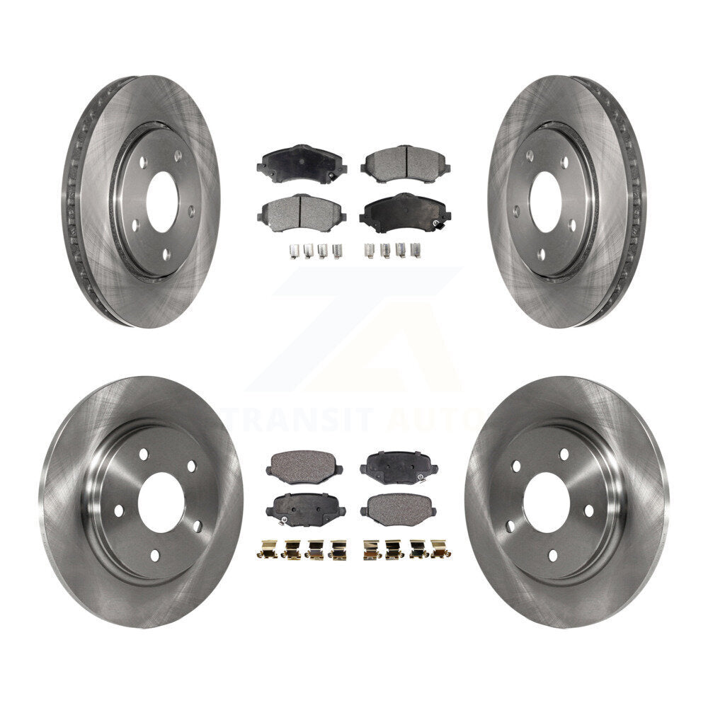 Transit Auto K8F-103112 Disc Brake Kit for 2012-2016 Chrysler Town & Country, Dodge Grand Caravan, Dodge Journey & more - Front and Rear product image
