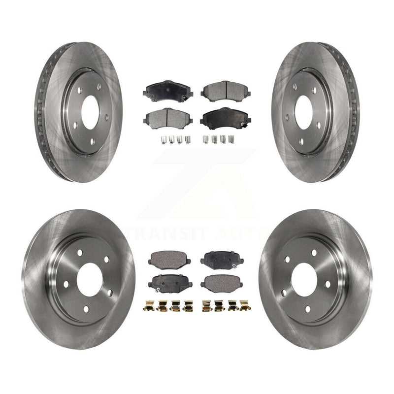 Transit Auto K8F-103112 Disc Brake Kit for 2012-2016 Chrysler Town & Country, Dodge Grand Caravan, Dodge Journey & more - Front and Rear product image