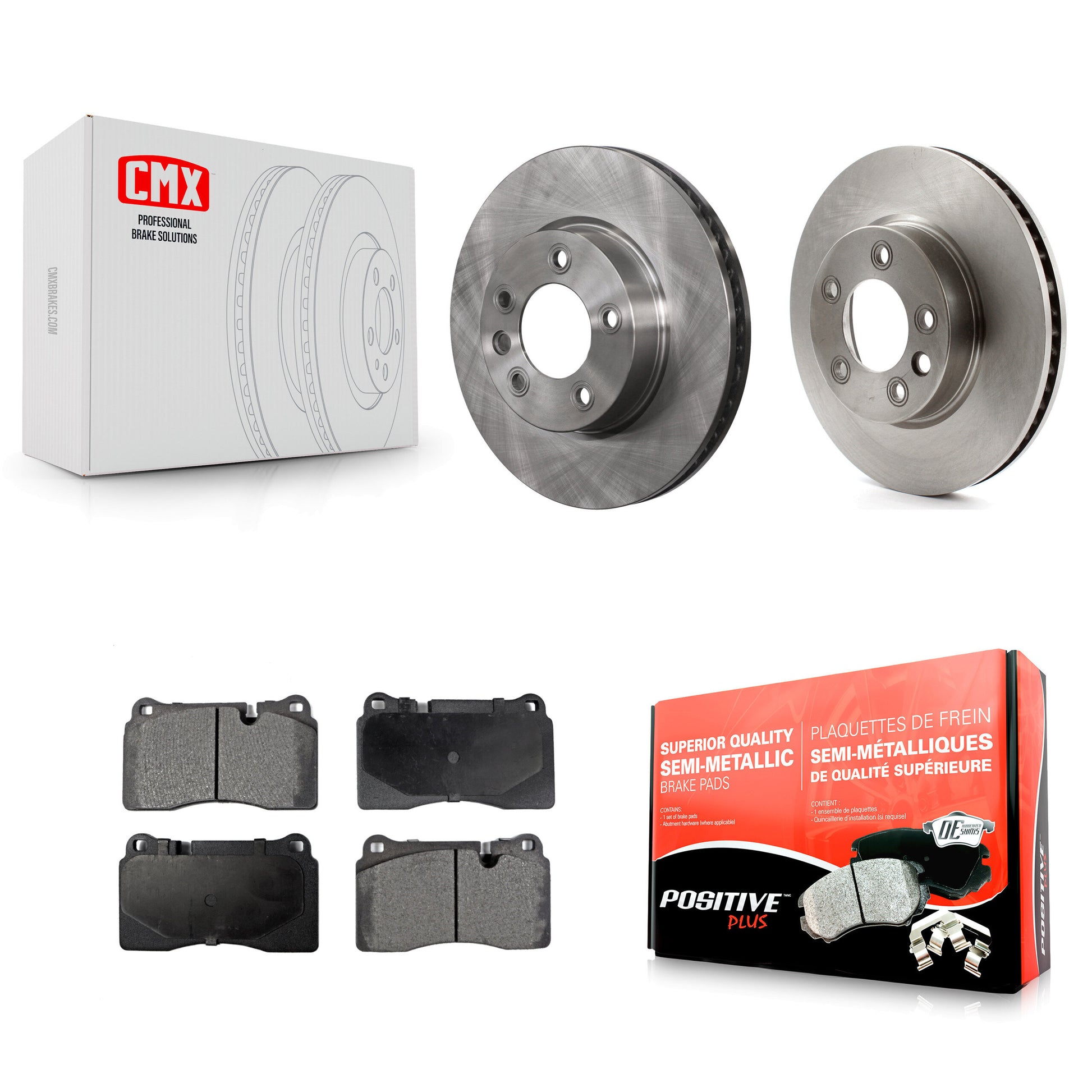 Transit Auto K8F-103120 Disc Brake Kit for 2006-2017 Volkswagen Touareg - Front product image