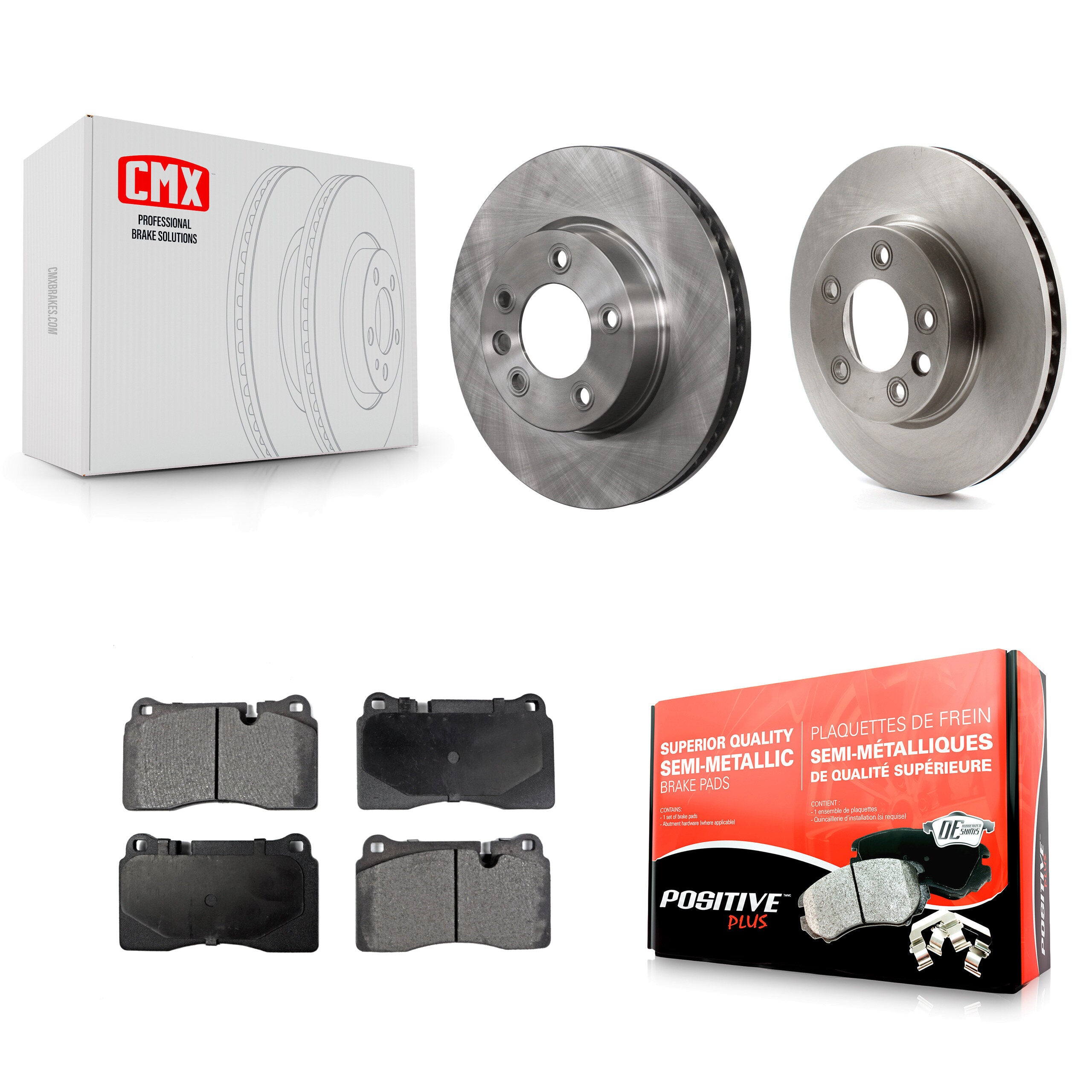 Transit Auto K8F-103120 Disc Brake Kit for 2006-2017 Volkswagen Touareg - Front product image