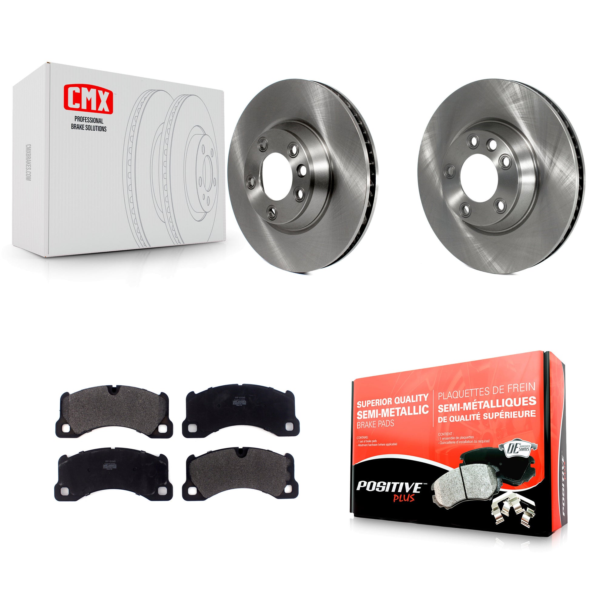 Transit Auto K8F-103122 Disc Brake Kit for 2011-2013 Porsche Cayenne - Front product image