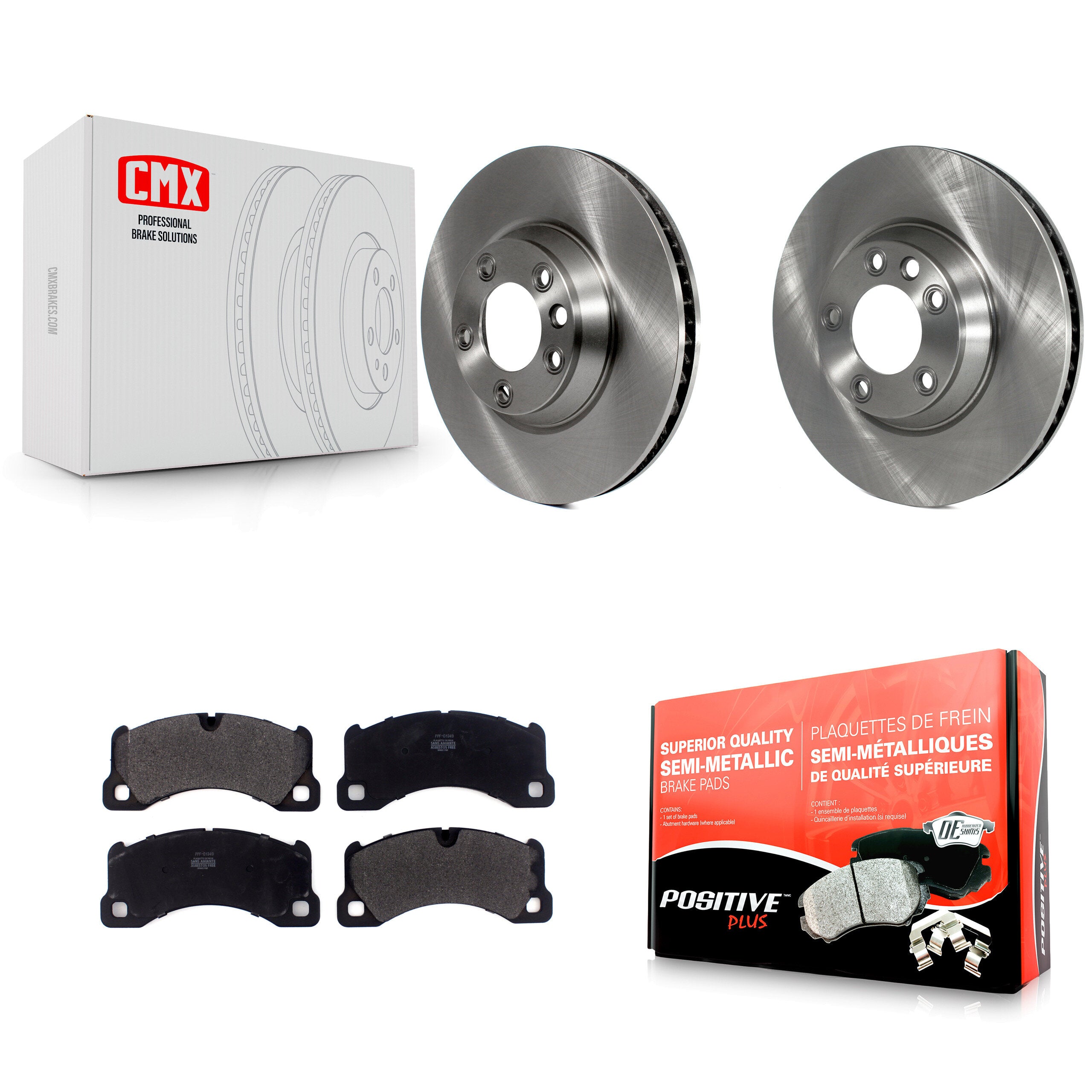 Transit Auto K8F-103122 Disc Brake Kit for 2011-2013 Porsche Cayenne - Front product image