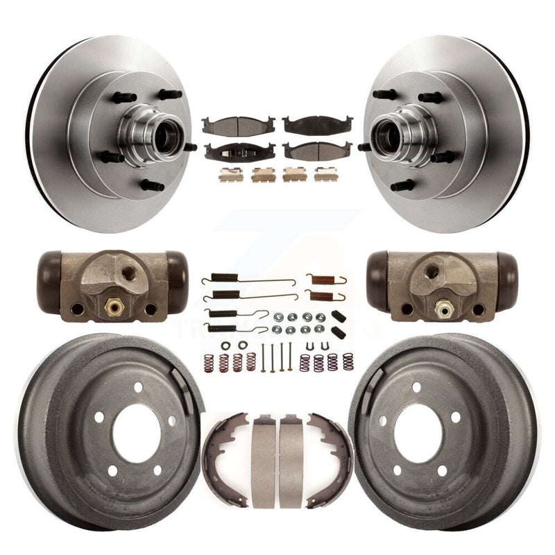Transit Auto K8F-103132 Disc Brake Kit for 1997-1999 Ford E-150 Econoline, Ford E-150 Econoline Club Wagon - Front and Rear product image