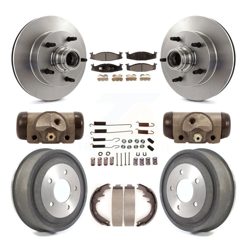 Transit Auto K8F-103135 Disc Brake Kit for 2000-2001 Ford E-150 Econoline - Front and Rear product image