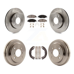 Transit Auto K8F-103157 Disc Brake Kit for 2009-2011 Nissan Versa - Front and Rear product image