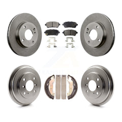 Transit Auto K8F-103175 Disc Brake Kit for 2011-2019 Ford Fiesta - Front and Rear product image