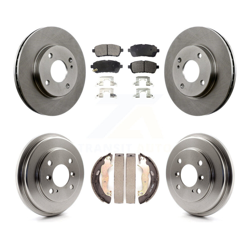 Transit Auto K8F-103175 Disc Brake Kit for 2011-2019 Ford Fiesta - Front and Rear product image
