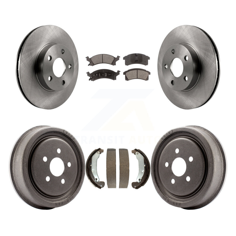 Transit Auto K8F-103192 Disc Brake Kit for 2003-2005 Chevrolet Cavalier, Pontiac Sunfire - Front and Rear product image