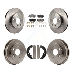 Transit Auto K8F-103199 Disc Brake Kit for 2012-2015 Honda Civic - Front and Rear product image