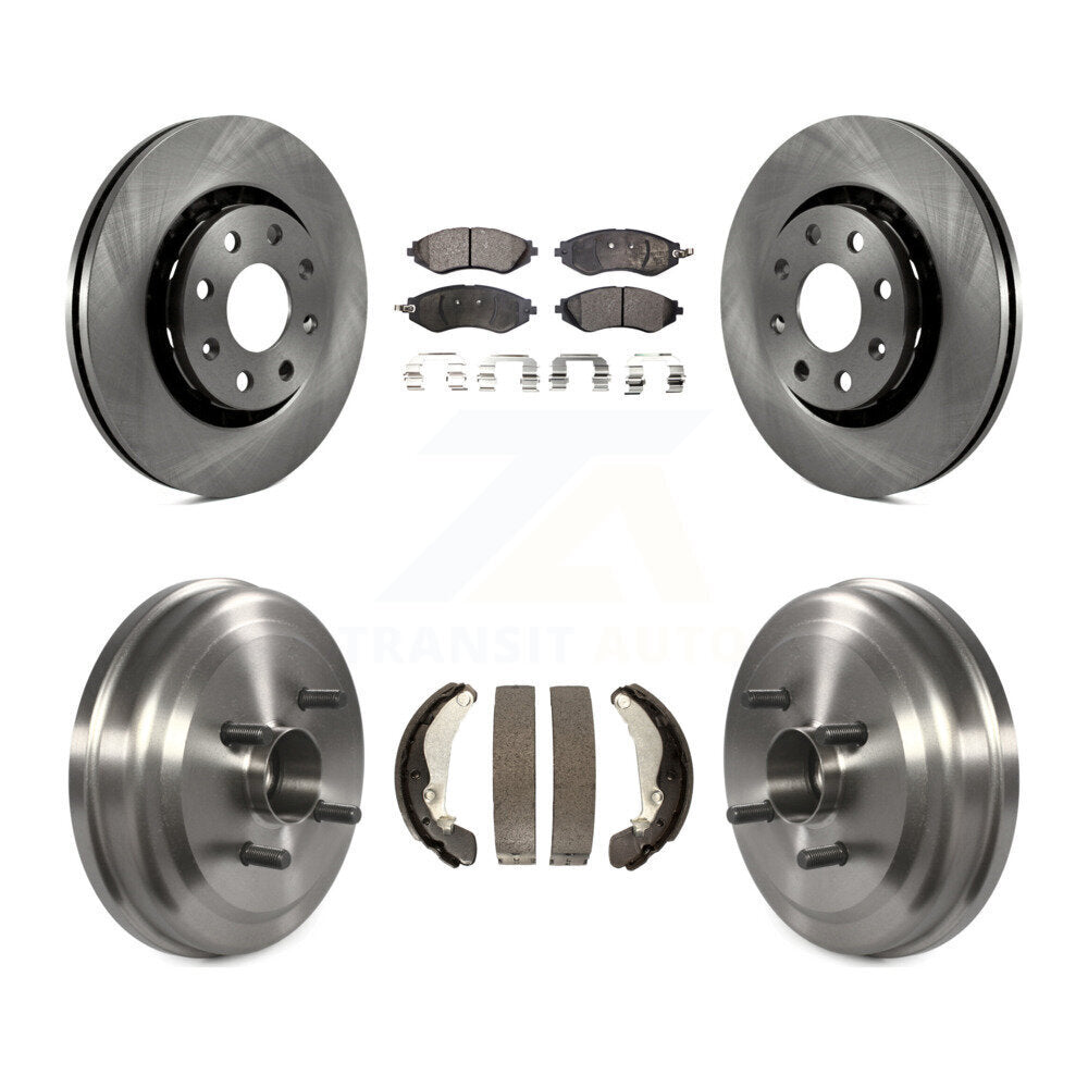 Transit Auto K8F-103211 Disc Brake Kit for 2004-2011 Pontiac G3, Chevrolet Aveo5, Pontiac Wave & more - Front and Rear product image