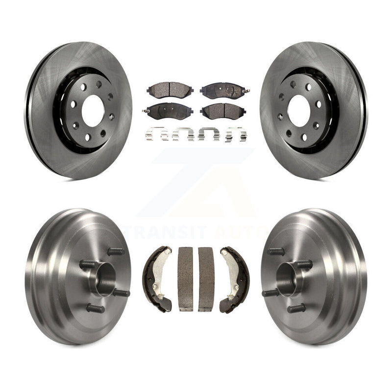 Transit Auto K8F-103211 Disc Brake Kit for 2004-2011 Pontiac G3, Chevrolet Aveo5, Pontiac Wave & more - Front and Rear product image
