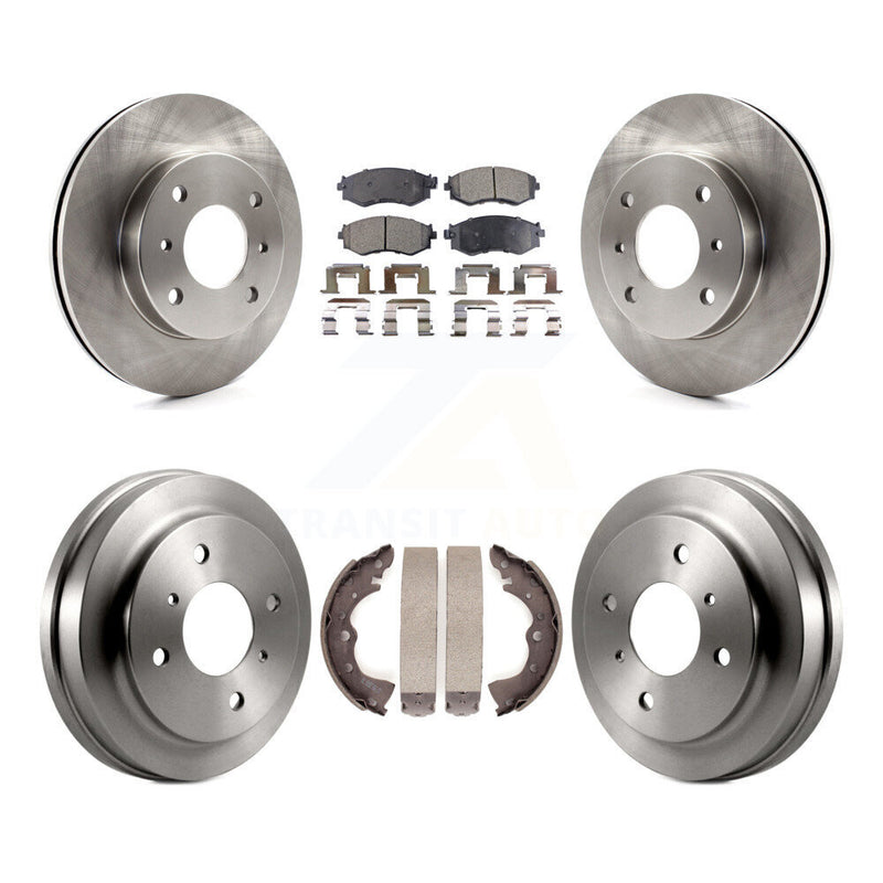 Transit Auto K8F-103213 Disc Brake Kit for 2002-2006 Nissan Sentra - Front and Rear product image