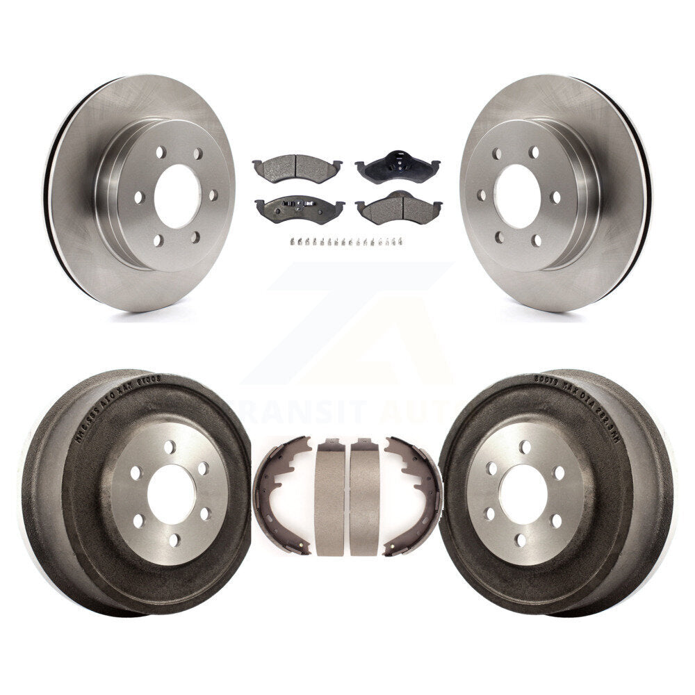 Transit Auto K8F-103239 Disc Brake Kit for 2000-2002 Dodge Dakota, Dodge Durango - Front and Rear product image