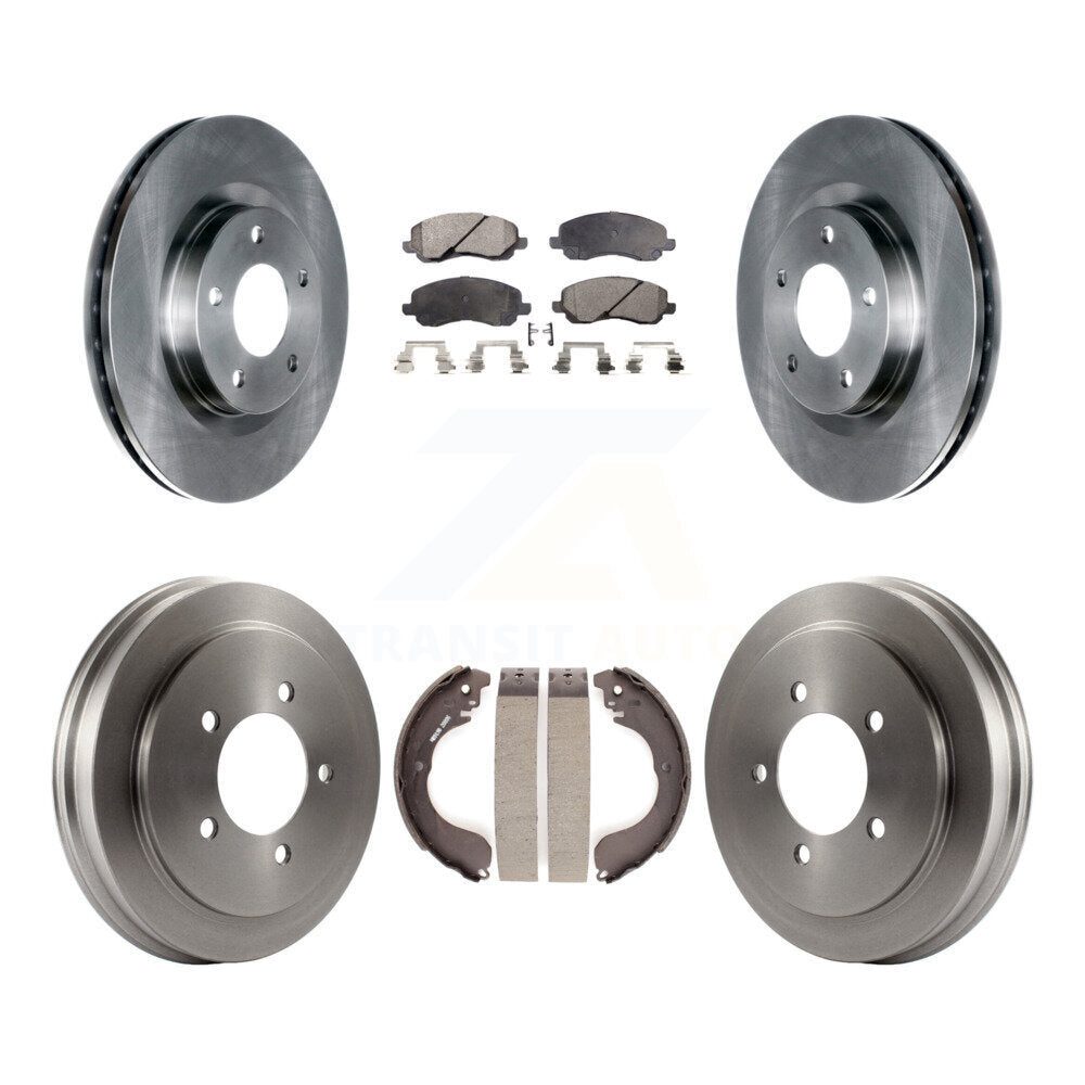 Transit Auto K8F-103253 Disc Brake Kit for 2007-2017 Dodge Caliber, Dodge Avenger, Jeep Compass & more - Front and Rear product image