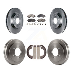 Transit Auto K8F-103253 Disc Brake Kit for 2007-2017 Dodge Caliber, Dodge Avenger, Jeep Compass & more - Front and Rear product image