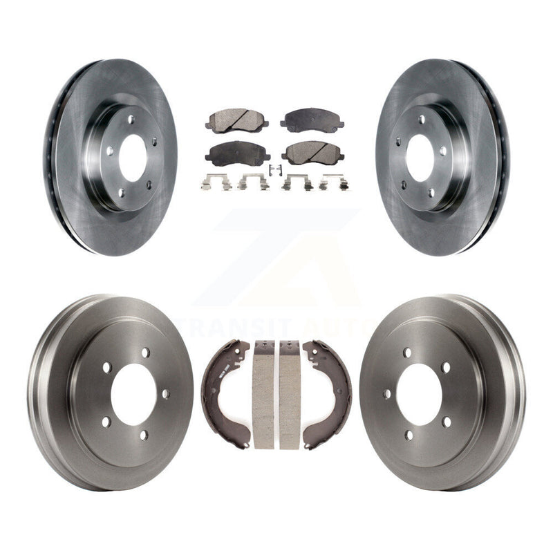 Transit Auto K8F-103253 Disc Brake Kit for 2007-2017 Dodge Caliber, Dodge Avenger, Jeep Compass & more - Front and Rear product image