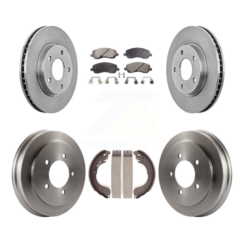 Transit Auto K8F-103254 Disc Brake Kit for 2007-2012 Dodge Caliber - Front and Rear product image