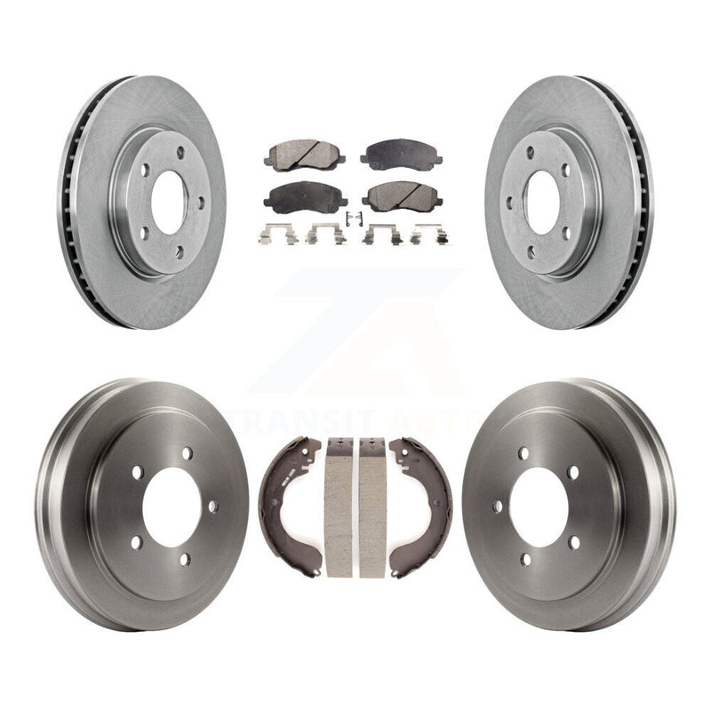 Transit Auto K8F-103254 Disc Brake Kit for 2007-2012 Dodge Caliber - Front and Rear product image