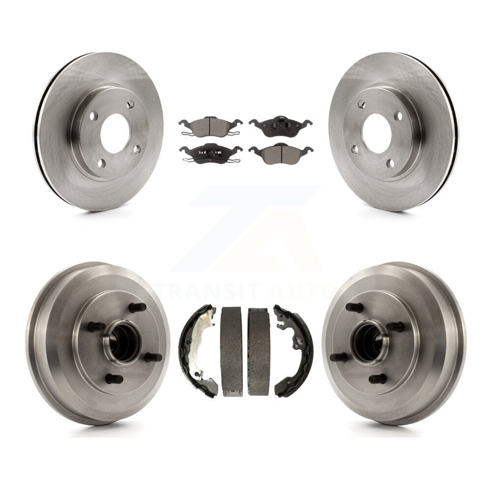 Transit Auto K8F-103257 Disc Brake Kit for 2000-2003 Ford Focus - Front and Rear product image