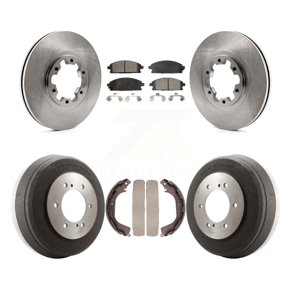 Transit Auto K8F-103258 Disc Brake Kit for 1998-2004 Nissan Pathfinder, INFINITI QX4 - Front and Rear product image