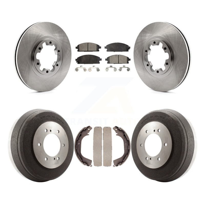 Transit Auto K8F-103258 Disc Brake Kit for 1998-2004 Nissan Pathfinder, INFINITI QX4 - Front and Rear product image