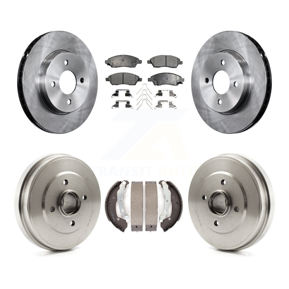 Transit Auto K8F-103267 Disc Brake Kit for 2012-2019 Nissan Micra, Nissan Versa, Nissan Versa Note - Front and Rear product image