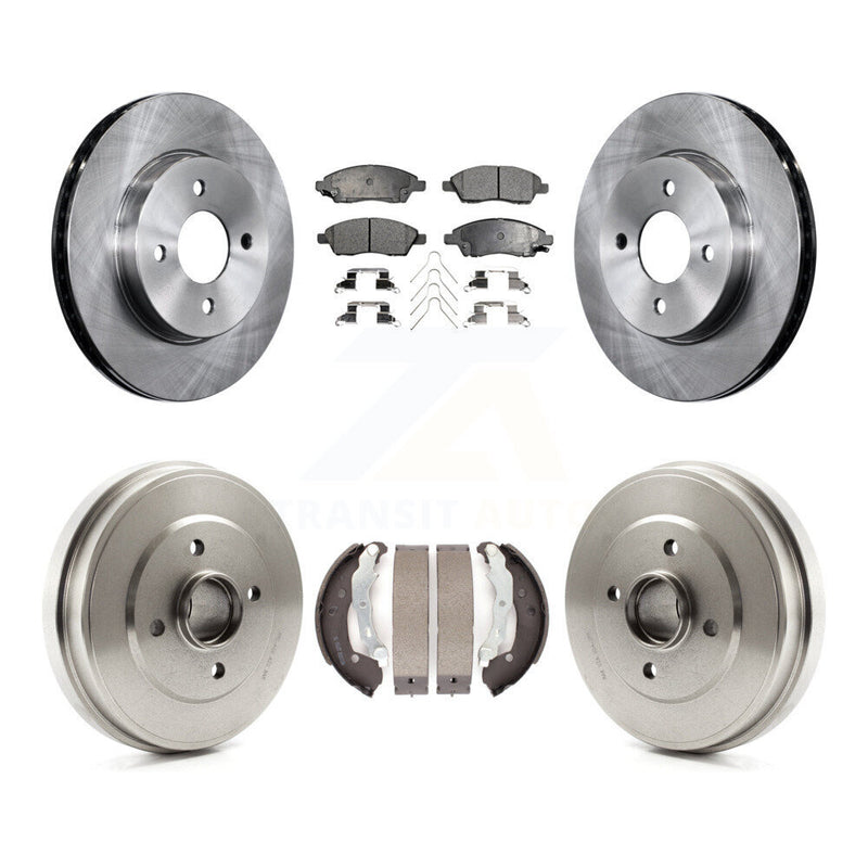 Transit Auto K8F-103267 Disc Brake Kit for 2012-2019 Nissan Micra, Nissan Versa, Nissan Versa Note - Front and Rear product image