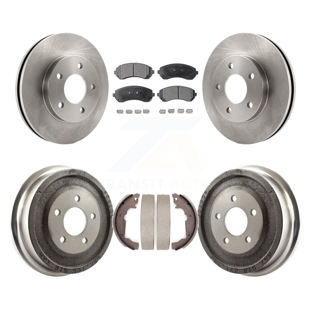 Transit Auto K8F-103272 Disc Brake Kit for 2001-2005 Pontiac Aztek - Front and Rear product image