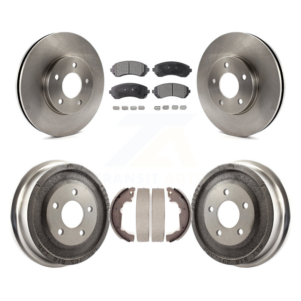 Transit Auto K8F-103273 Disc Brake Kit for 2001-2005 Pontiac Aztek - Front and Rear product image