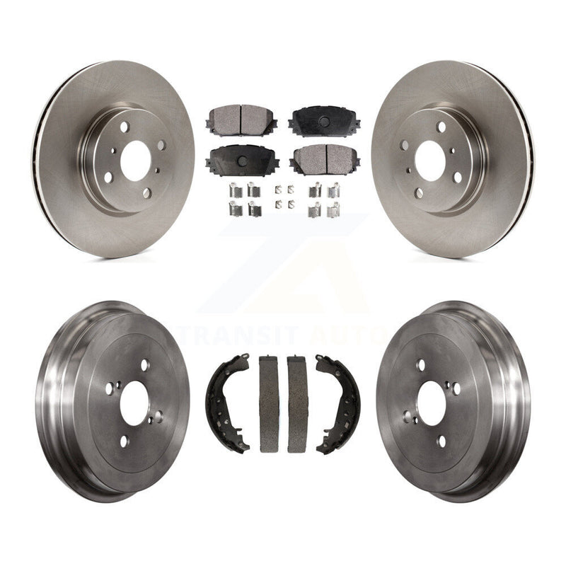 Transit Auto K8F-103284 Disc Brake Kit for 2012-2013 Toyota Yaris - Front and Rear product image