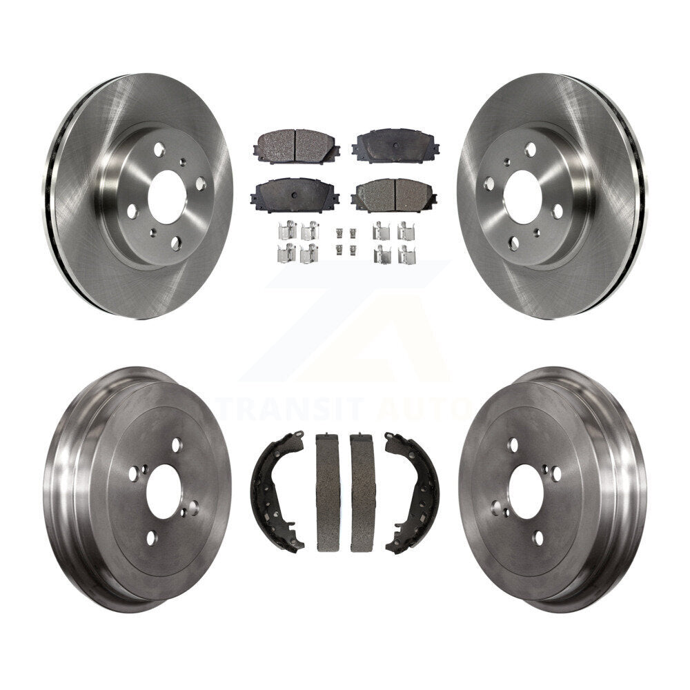 Transit Auto K8F-103285 Disc Brake Kit for 2006-2014 Toyota Yaris - Front and Rear product image