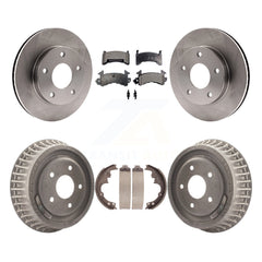 Transit Auto K8F-103293 Disc Brake Kit for 1992-1997 Oldsmobile Bravada, Chevrolet Blazer, Chevrolet S10 & more - Front and Rear product image
