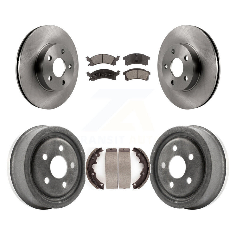 Transit Auto K8F-103297 Disc Brake Kit for 1990-2002 Pontiac Sunfire, Chevrolet Corsica, Pontiac Sunbird & more - Front and Rear product image