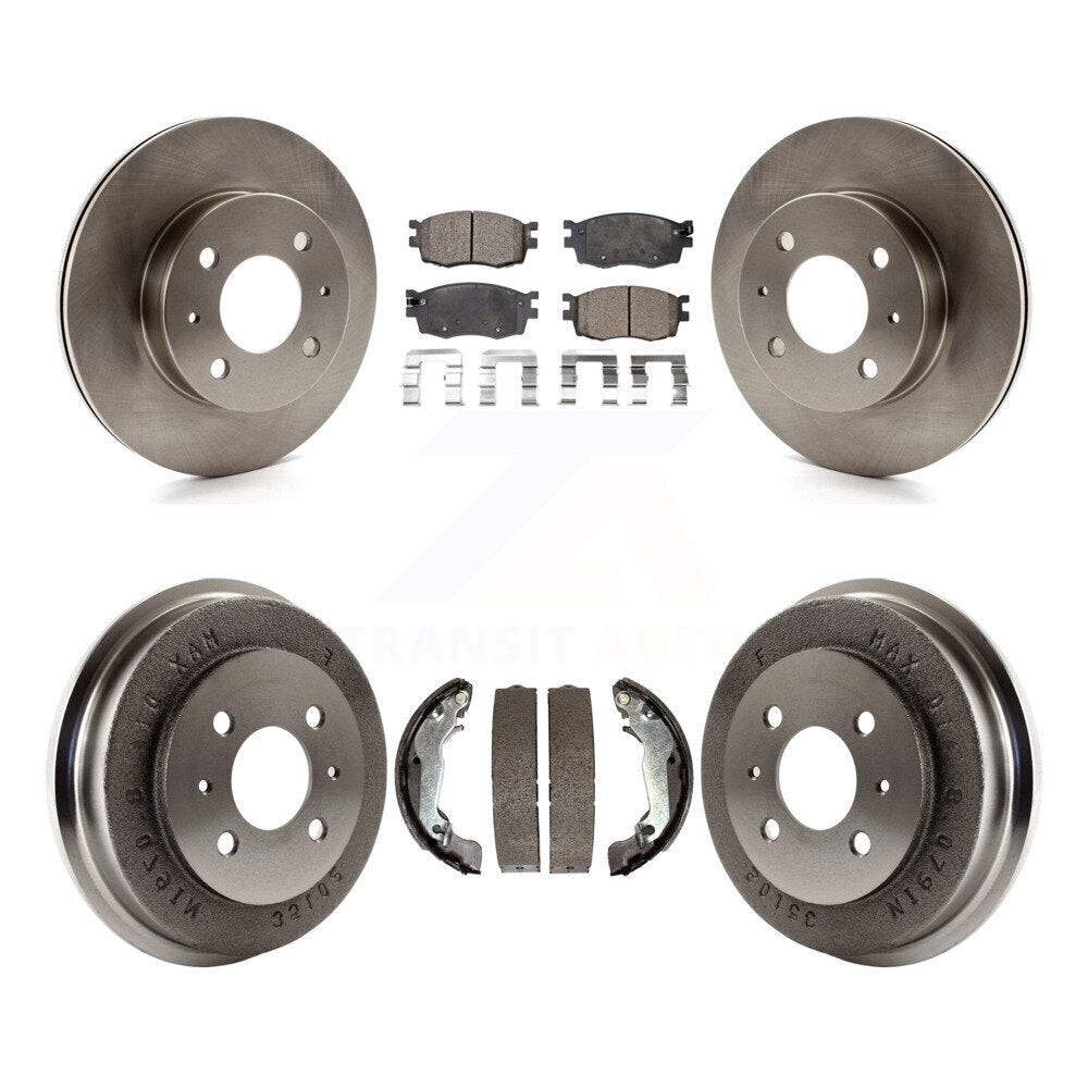 Transit Auto K8F-103301 Disc Brake Kit for 2006 Hyundai Accent - Front and Rear product image