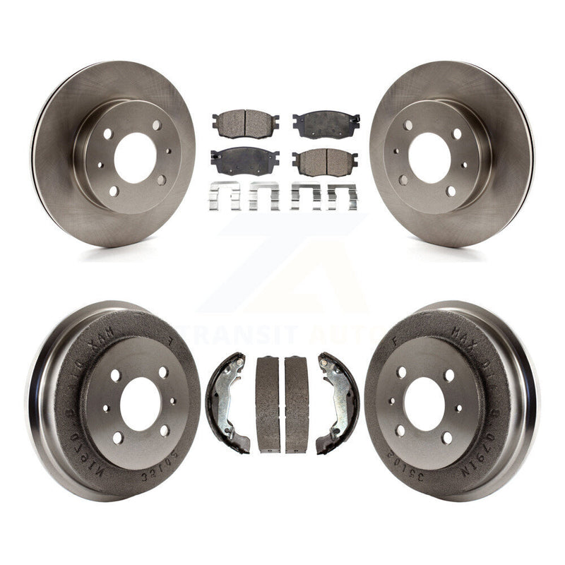 Transit Auto K8F-103301 Disc Brake Kit for 2006 Hyundai Accent - Front and Rear product image