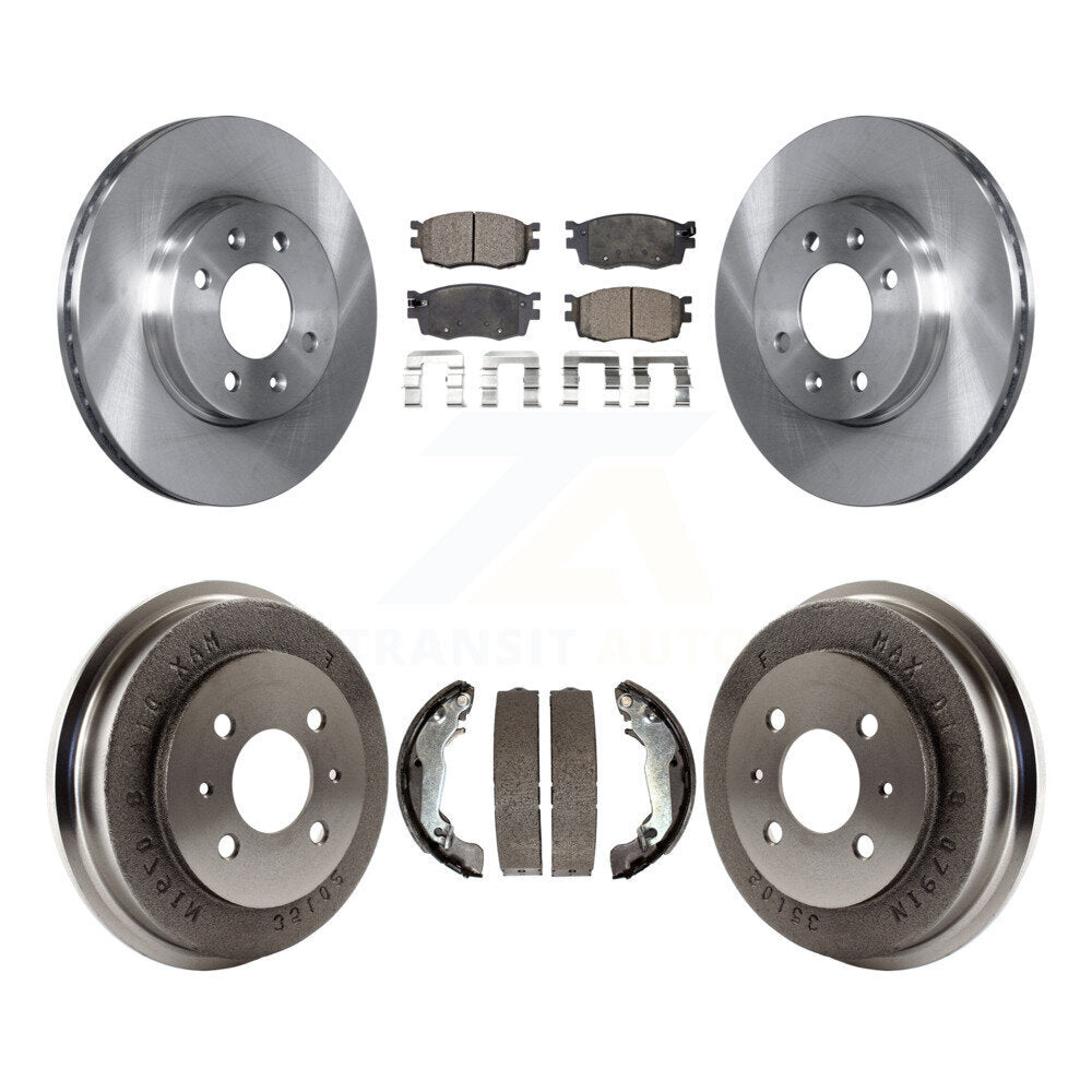 Transit Auto K8F-103302 Disc Brake Kit for 2006 Hyundai Accent - Front and Rear product image