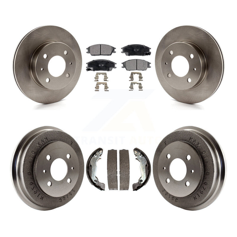 Transit Auto K8F-103303 Disc Brake Kit for 2003-2005 Hyundai Accent - Front and Rear product image