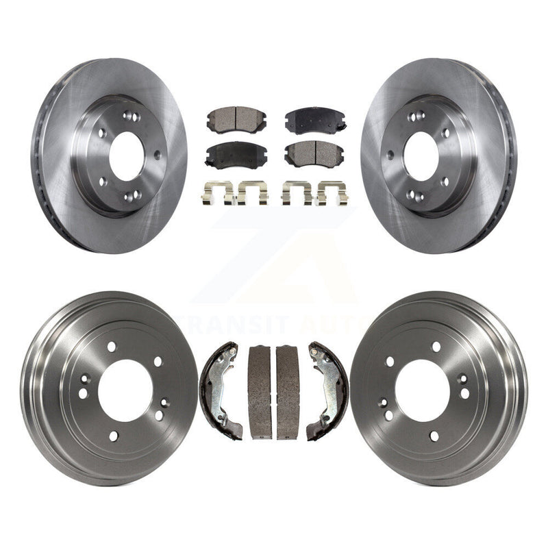 Transit Auto K8F-103325 Disc Brake Kit for 2007-2010 Hyundai Elantra - Front and Rear product image
