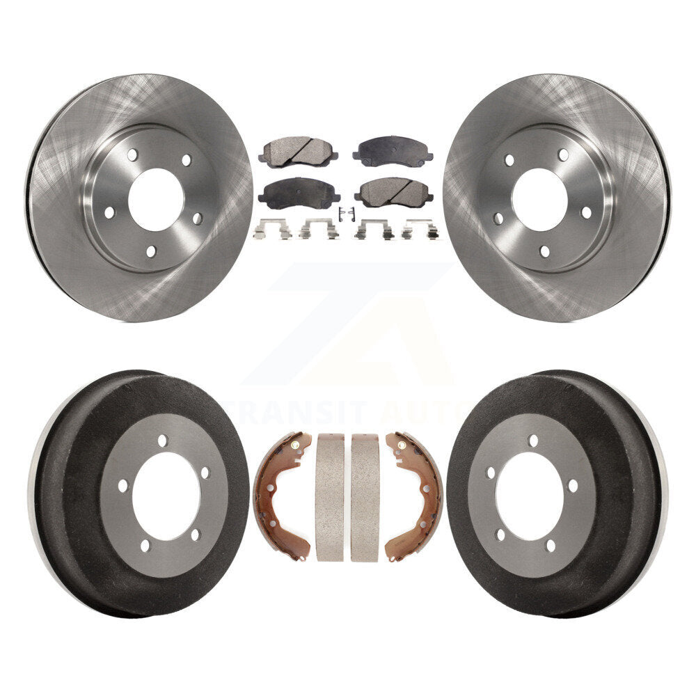 Transit Auto K8F-103328 Disc Brake Kit for 2001-2005 Mitsubishi Eclipse, Dodge Stratus, Mitsubishi Galant & more - Front and Rear product image