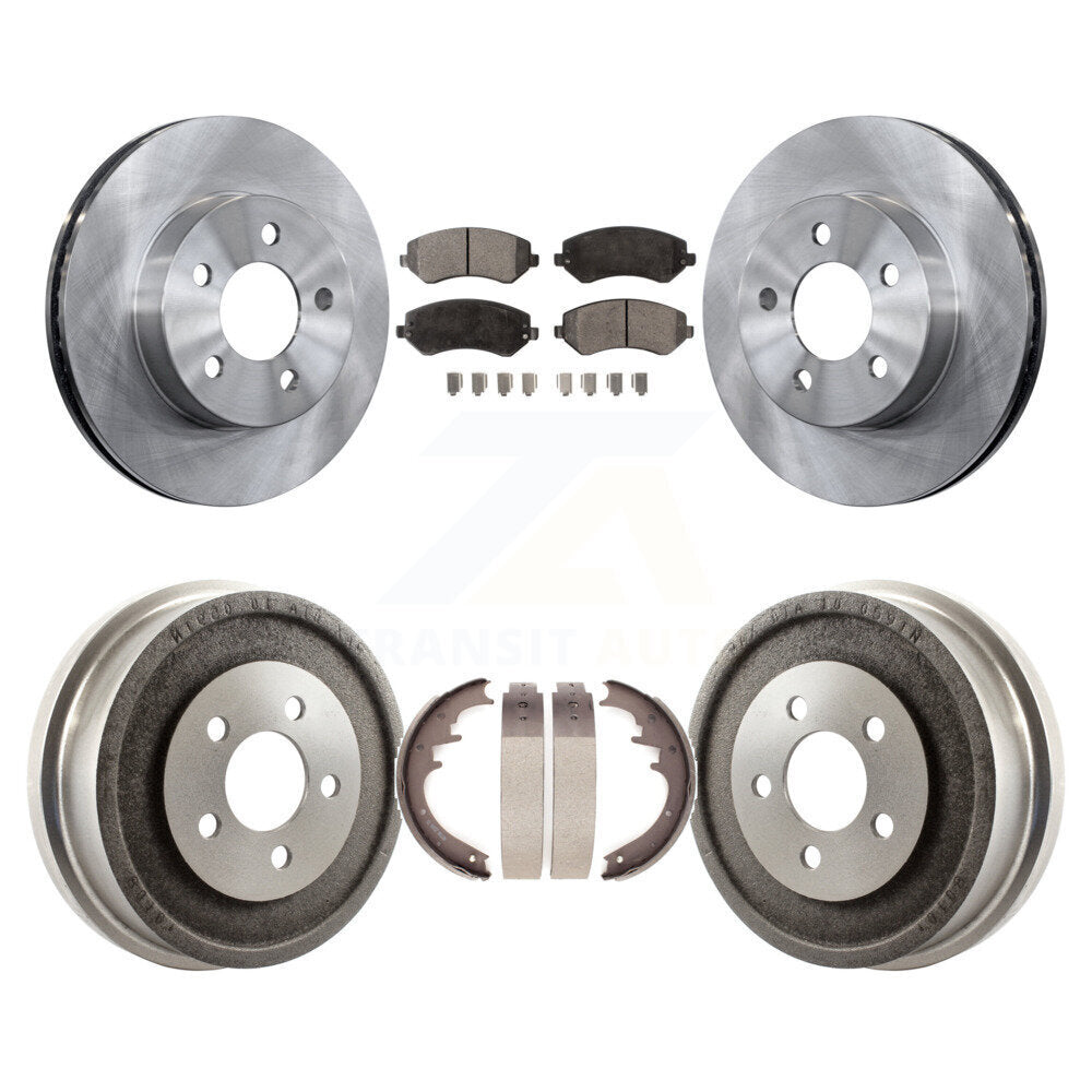 Transit Auto K8F-103331 Disc Brake Kit for 2002 Jeep Liberty - Front and Rear product image